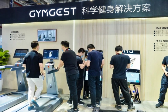 圓滿收官，GYMGEST攜新品跑步機(jī)、力量站亮相體博會!