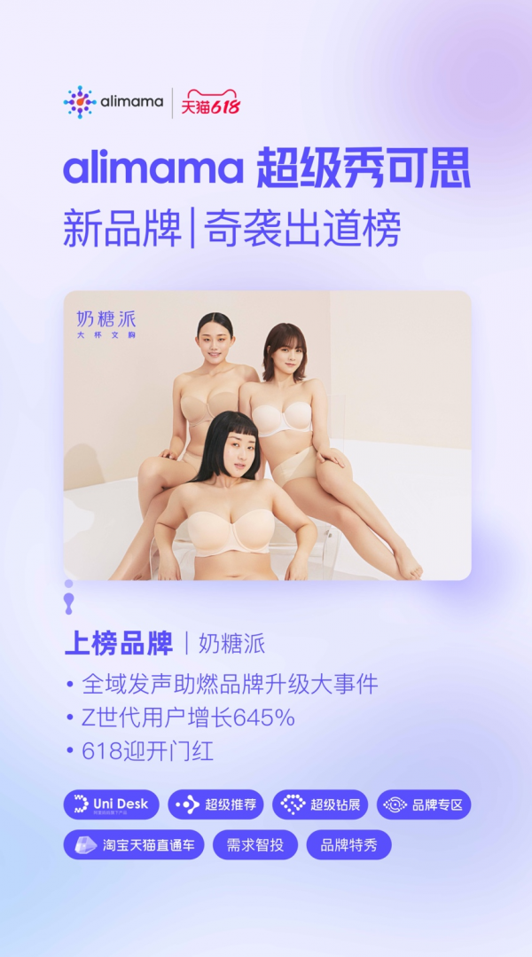 一年從0到1億，首次天貓618躍居類目 TOP1 ，阿里媽媽助力新品牌「奇襲出道」