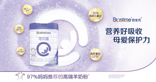進(jìn)口羊奶粉排行榜哪款好？合生元可貝思羊奶粉煥新升級取得好成績