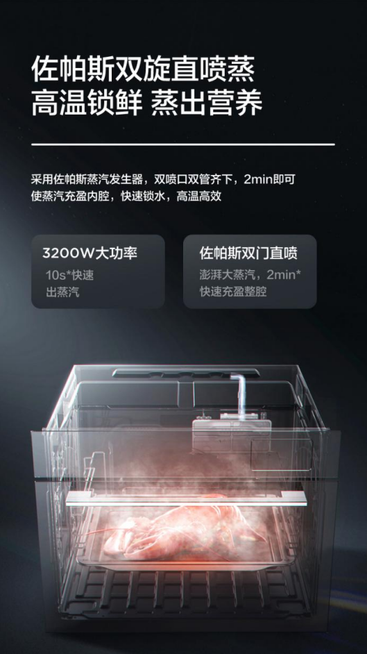 美的智能嵌入式蒸烤箱A8科技賦能更多烹飪樂趣，讓你秒變料理達(dá)人