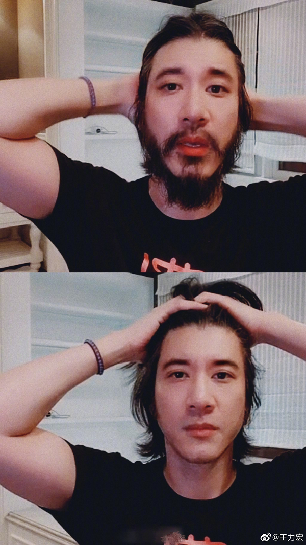 明星抖音帶貨又有名場面，王力宏寵粉直播刮胡子