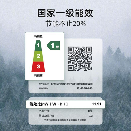 LA600新品問(wèn)世，全屋循環(huán)凈化，符合國(guó)家一級(jí)能效