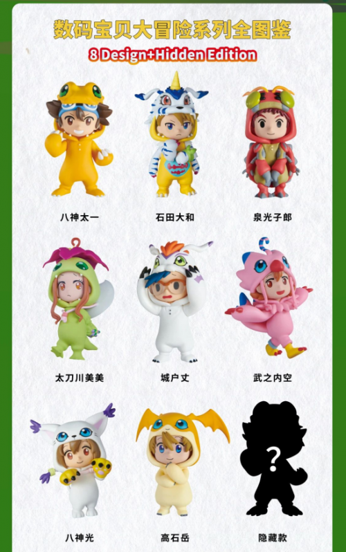 “打破次元壁”，TOP TOY獨(dú)家首發(fā)《數(shù)碼寶貝》大冒險(xiǎn)系列盲盒