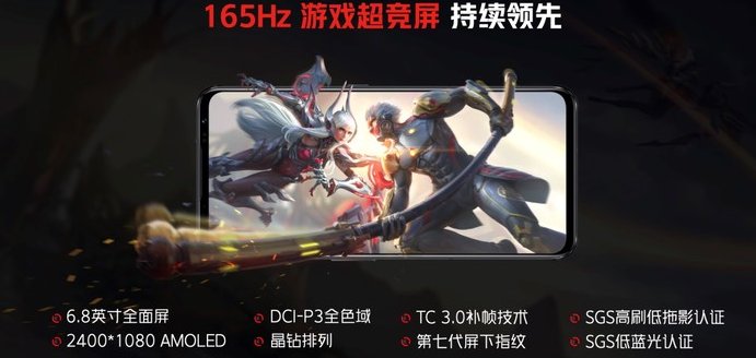 維信諾獨(dú)供紅魔 6S Pro手機(jī)165Hz屏幕，新型像素排列曝光