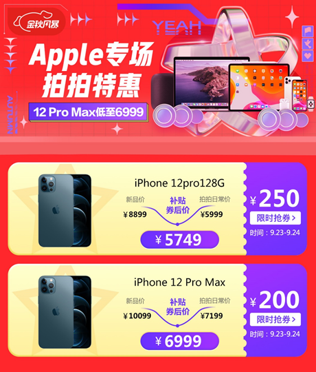京東旗下拍拍二手Apple專場超值返場！