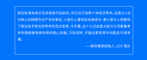 做興趣電商的抖音，做電商AI SaaS的鯨靈集團蜂享家，他們的私域白皮書有何不同？