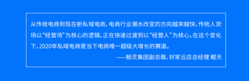 做興趣電商的抖音，做電商AI SaaS的鯨靈集團蜂享家，他們的私域白皮書有何不同？