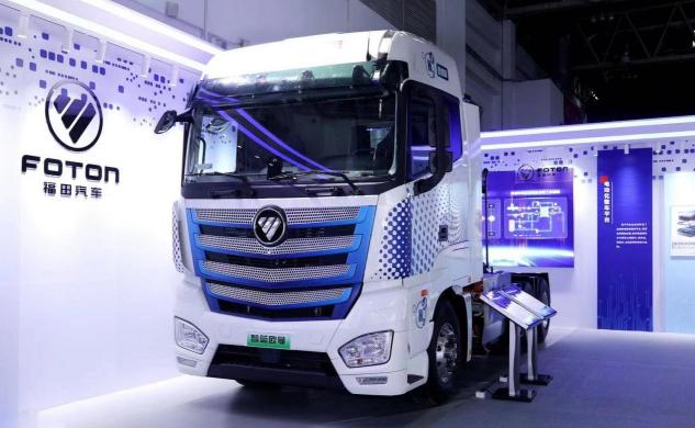 國家隊(duì)出戰(zhàn)：福田氫能重卡作為唯一商用車型 亮相世界智能網(wǎng)聯(lián)汽車大會