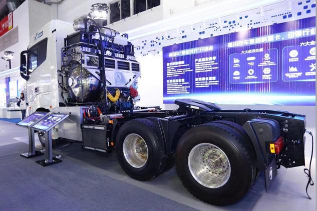 國家隊(duì)出戰(zhàn)：福田氫能重卡作為唯一商用車型 亮相世界智能網(wǎng)聯(lián)汽車大會