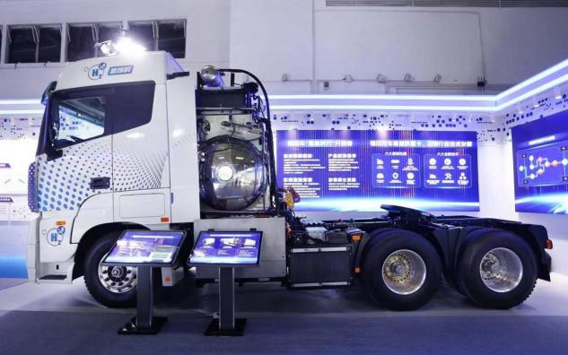 國家隊(duì)出戰(zhàn)：福田氫能重卡作為唯一商用車型 亮相世界智能網(wǎng)聯(lián)汽車大會