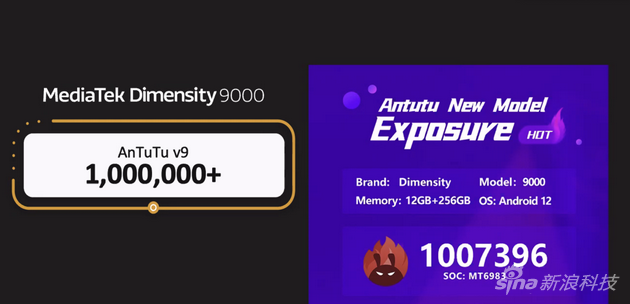 安兔兔跑分突破100萬(wàn)
