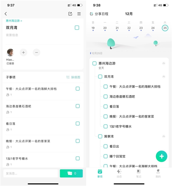 是誰(shuí)的Flag說(shuō)倒就倒？做好計(jì)劃管理，這次穩(wěn)?。?/></p><p>待事項(xiàng)和子事項(xiàng)創(chuàng)建完成后,一起去游玩的同伴還可以通過(guò)“脈絡(luò)圖”來(lái)清楚了解整個(gè)旅游計(jì)劃的詳情,如果有不清楚的地方,或是有新增的想法,都可以提出來(lái),然后修改補(bǔ)充的。</p><p align=
