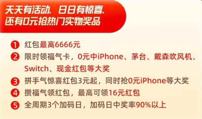 2022淘寶年貨節(jié)紅包口令是什么？怎么領(lǐng)取天貓年貨節(jié)超級(jí)紅包雨密令？