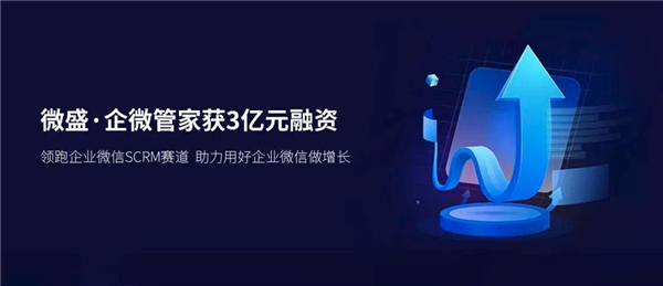 微盛·企微管家再獲3億元融資，繼續(xù)領(lǐng)跑企業(yè)微信SCRM賽道
