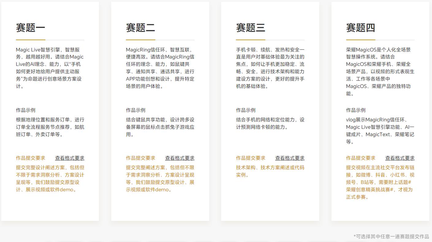 四大賽題立足全場(chǎng)景應(yīng)用需求與用戶真實(shí)訴求，鼓勵(lì)廣大學(xué)子和青年創(chuàng)作者充分發(fā)揮想象力.jpg