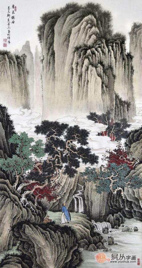 畫家許吉爾精品山水國畫欣賞，領(lǐng)略祖國山河景色藝術(shù)非凡！