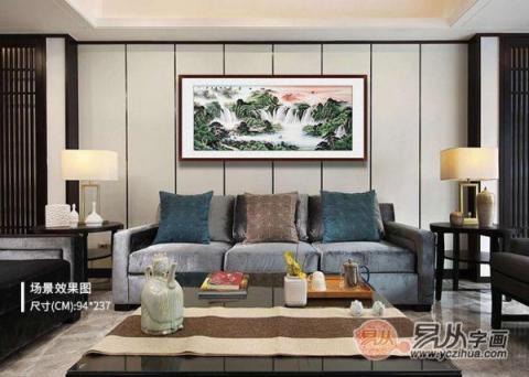 客廳沙發(fā)墻掛什么畫(huà)？宋唐手繪國(guó)畫(huà)裝飾旺財(cái)好運(yùn)來(lái)！