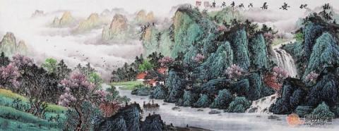 客廳沙發(fā)墻掛什么畫(huà)？宋唐手繪國(guó)畫(huà)裝飾旺財(cái)好運(yùn)來(lái)！