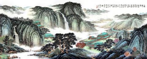 畫家許吉爾精品國(guó)畫賞析！領(lǐng)略自然山水美景無雙！