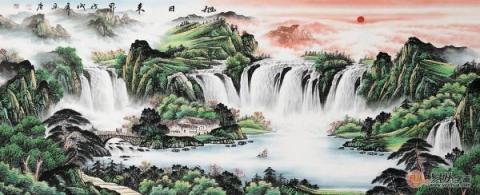 辦公室掛什么山水畫好？宋唐手繪國畫打造風(fēng)水順暢財運旺！