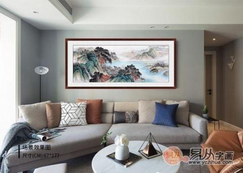 春節(jié)送禮送什么字畫好？李佩錦精品山水字畫雅致是首選！