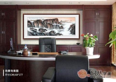 辦公室里裝飾掛畫(huà)，這五幅名人山水最受成功人士喜愛(ài)！