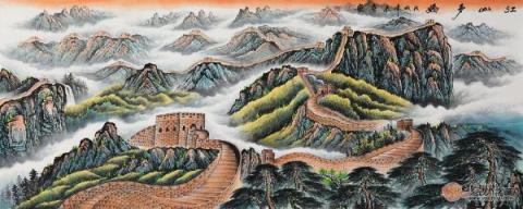 客廳沙發(fā)墻掛什么畫？宋唐手繪國畫裝飾風(fēng)水財運(yùn)旺！