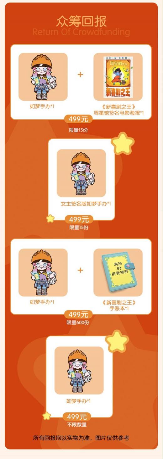 星爺二十年后再續(xù)經(jīng)典，《新喜劇之王》官方正版如夢(mèng)手辦登錄摩點(diǎn)