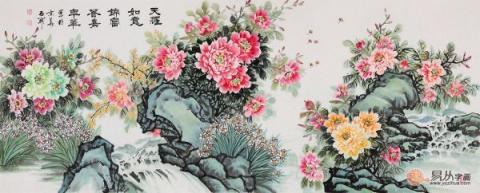 室內(nèi)空間裝飾掛什么畫好，經(jīng)典國畫花鳥一幅就夠了！