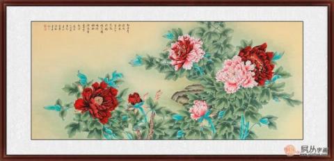 五款經(jīng)典的客廳掛畫，吉祥花鳥畫裝飾韻味十足