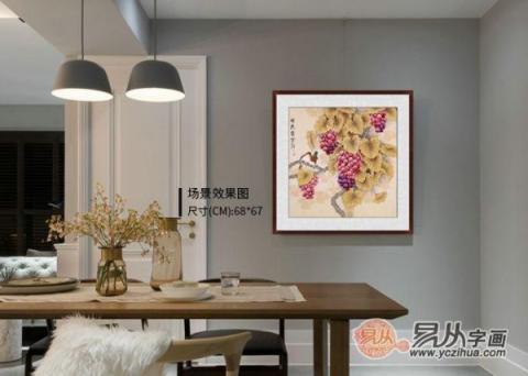適合掛在餐廳的裝飾畫(huà)，這兩款就足夠驚艷