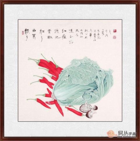 適合掛在餐廳的裝飾畫(huà)，這兩款就足夠驚艷
