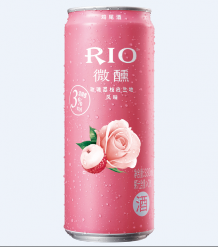 蘇寧首發(fā)玫瑰荔枝、百香果風(fēng)味RIO新品
