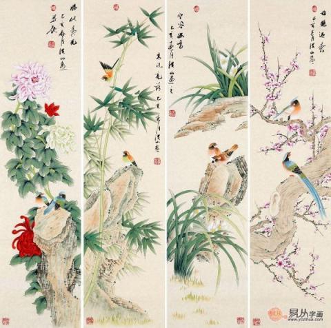 過(guò)節(jié)送領(lǐng)導(dǎo)字畫什么好，好寓意的名家花鳥畫推薦
