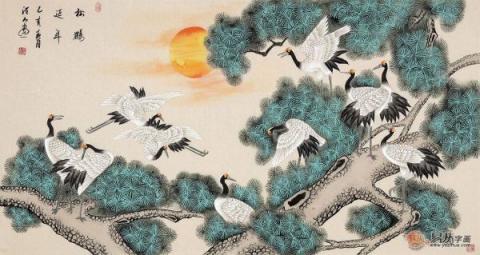 過(guò)節(jié)送領(lǐng)導(dǎo)字畫什么好，好寓意的名家花鳥畫推薦