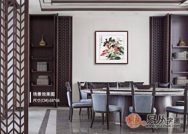 不知道餐廳里掛什么畫好，看看這些小品花鳥畫美不美