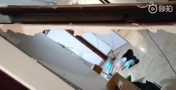 又發(fā)安全事件！自如深圳的隔斷房被暴風(fēng)雨吹塌
