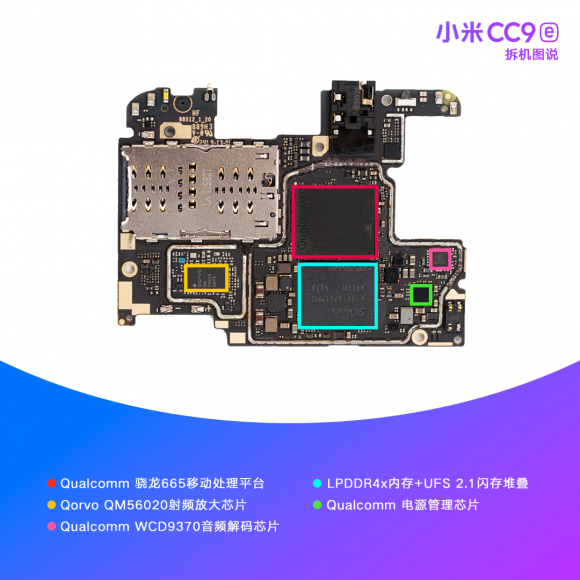 小米CC9e整機拆解，前置3200萬+4800萬超廣角AI三攝讓美無處可藏