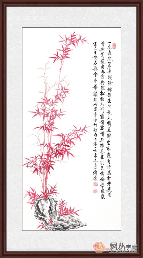 進(jìn)門玄關(guān)掛畫 說(shuō)說(shuō)竹子畫掛玄關(guān)的好處