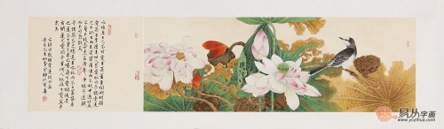 客廳裝修設(shè)計(jì)離不開一幅字畫，國畫花鳥畫打造溫馨和諧氛圍