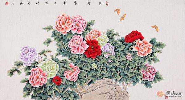 客廳墻裝飾掛什么畫好，給家?guī)砑楦獾幕B國畫推薦