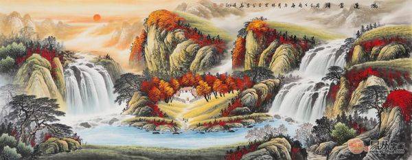 客廳掛裝飾畫，耐人尋味趣味雅致