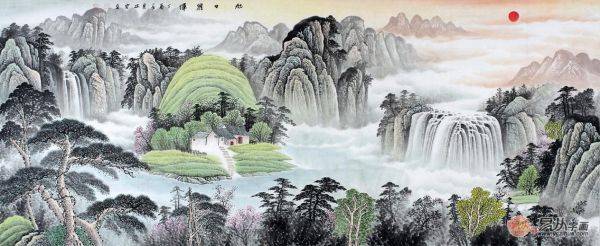 客廳掛裝飾畫，耐人尋味趣味雅致