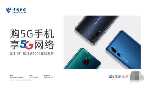 5G手機上市，北京電信推出“購機每月送100GB流量”政策