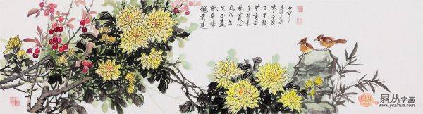 梅蘭竹菊的君子品質，名家石開梅蘭竹菊四君子國畫作品欣賞