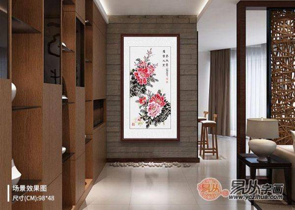 適合玄關(guān)的裝飾畫，這5款吉祥花鳥畫，顏值風(fēng)水兩相宜