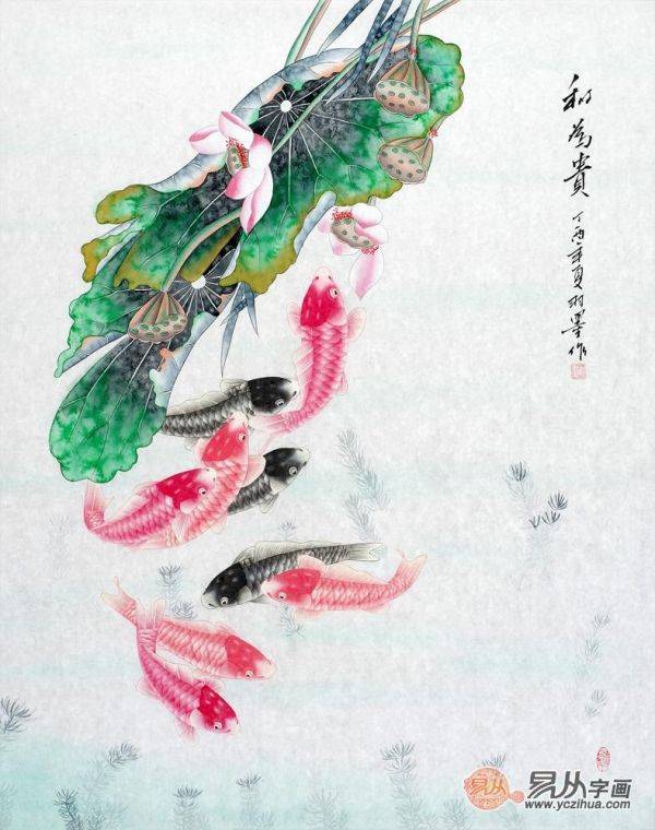 適合玄關(guān)的裝飾畫，這5款吉祥花鳥畫，顏值風(fēng)水兩相宜