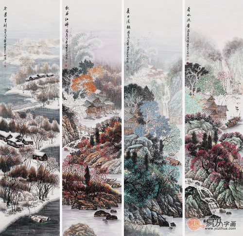 客廳沙發(fā)背景墻掛什么畫(huà)好？名家山水畫(huà)有品位更有韻味