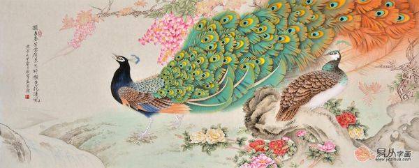 客廳墻面掛什么字畫好，這些花鳥國(guó)畫是很經(jīng)典的選擇
