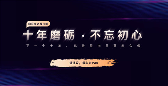 國產(chǎn)品牌齊祝福，向日葵10周年送大禮！